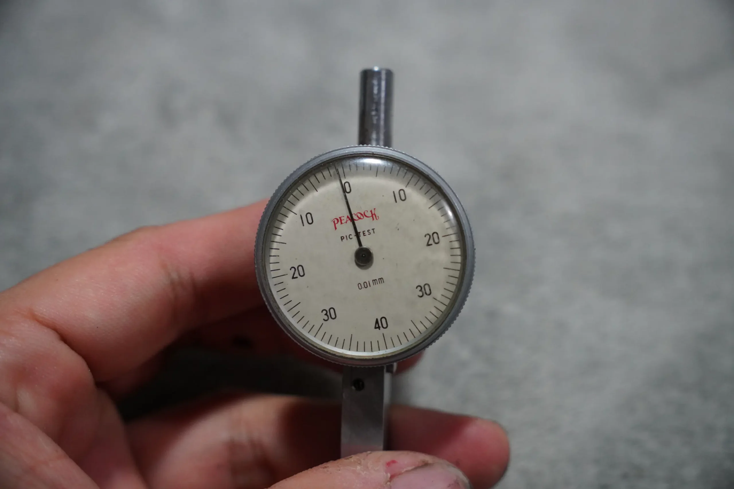 PEACOCK PIC‑TEST Lever‑Type Dial Indicator (5mm Range, 0.01 mm Resolution) - Image 2