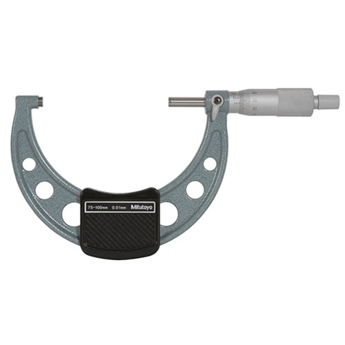 MITUTOYO 0-25mm Outside Micrometer (0.01mm Resolution)
