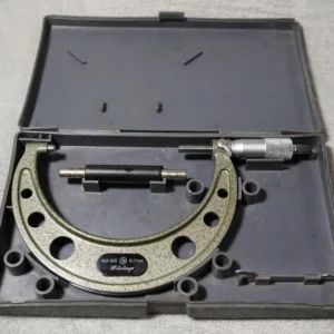 MITUTOYO Outside Micrometer 100–125 mm Range, 0.01 mm Resolution