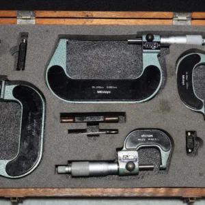 MITUTOYO Digit-Counter Outside Micrometers 0-100mm Set (4 pcs)