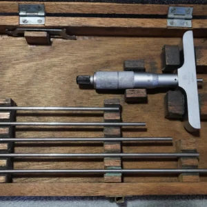 MITUTOYO Depth Micrometer 0-150mm, 0.01mm Resolution
