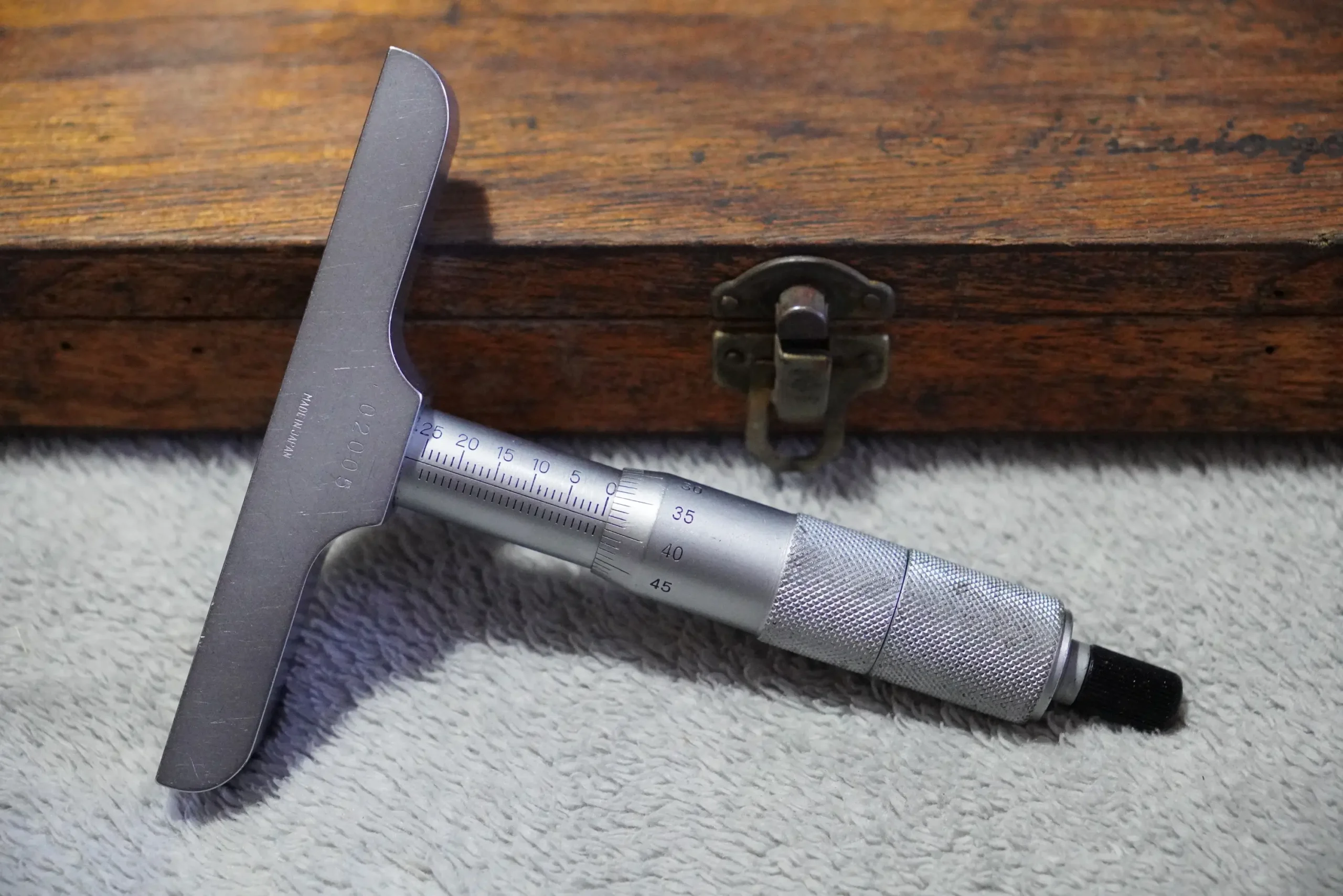 MITUTOYO Depth Micrometer 0-150mm, 0.01mm Resolution - Image 7