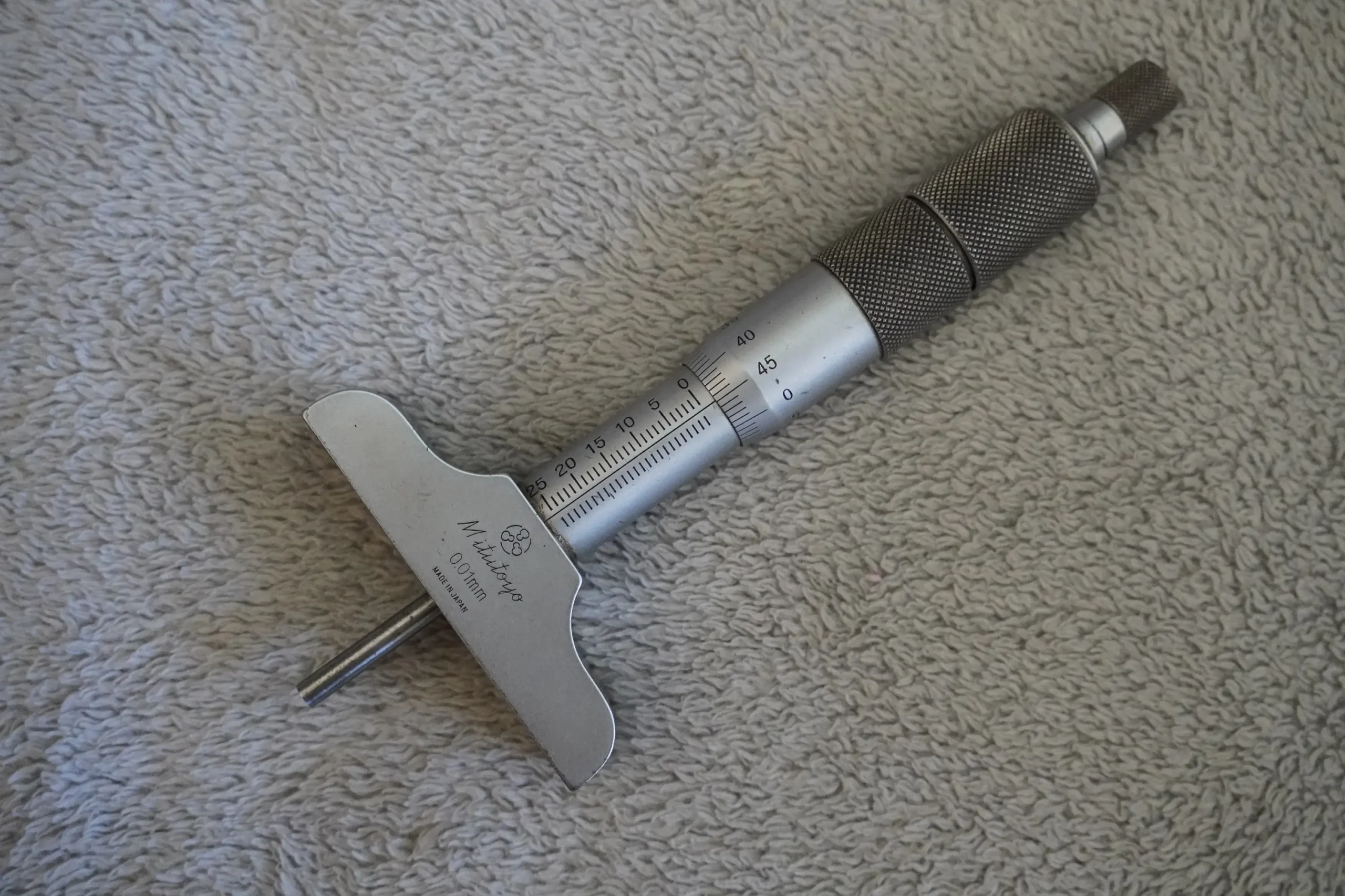 MITUTOYO Depth Micrometer 25–50 mm, 0.01mm Resolution - Image 3