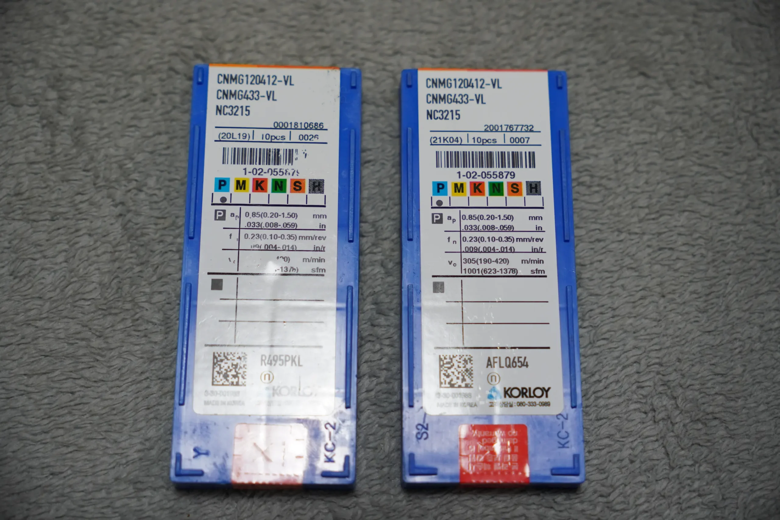 KORLOY Carbide Inserts - CNMG 120412-VL (NOS) - Image 3