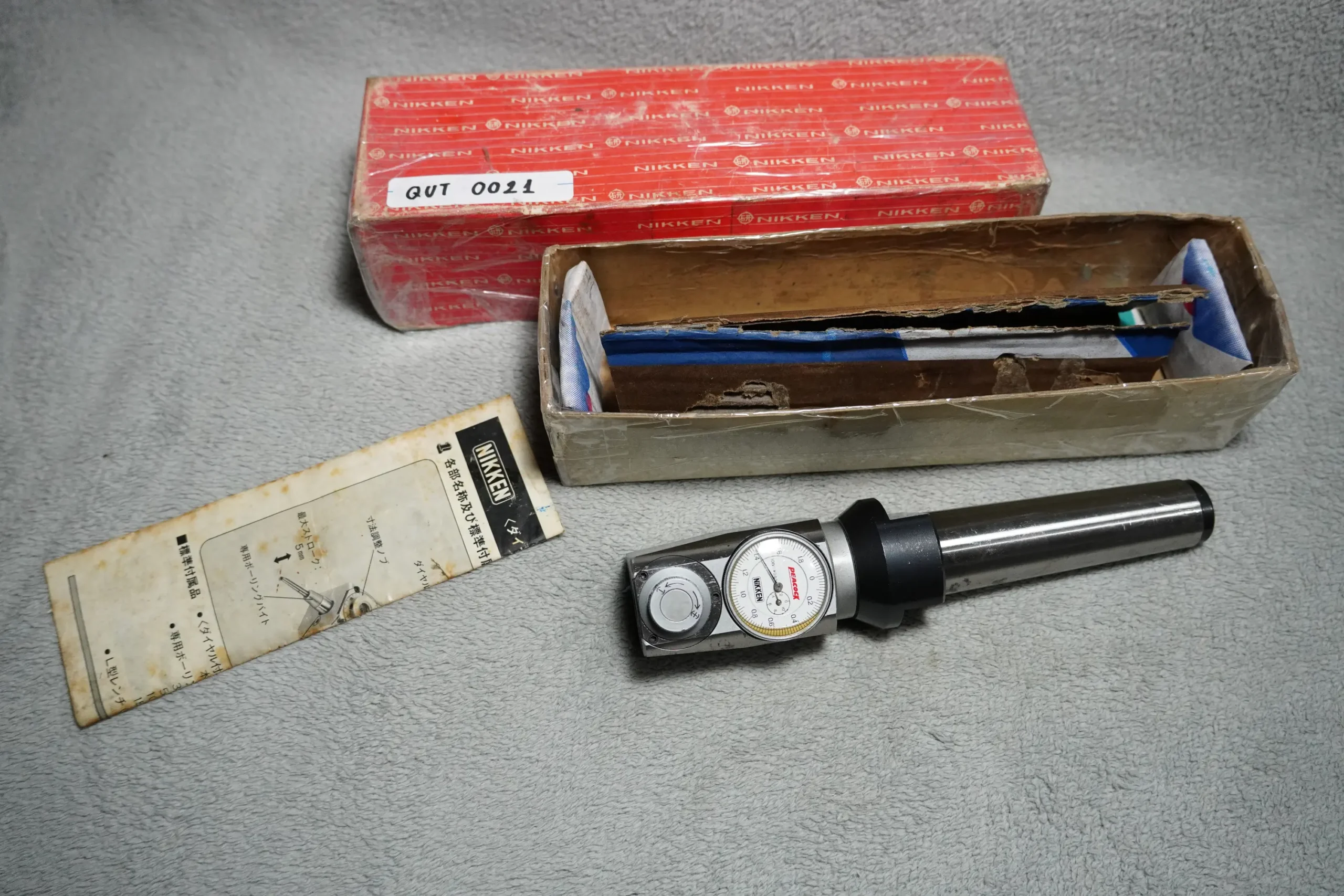 NIKKEN Dial Jog Boring Head MT4-JBD1 (Bore range 3-28mm, 0.02mm/1 div) - Image 2