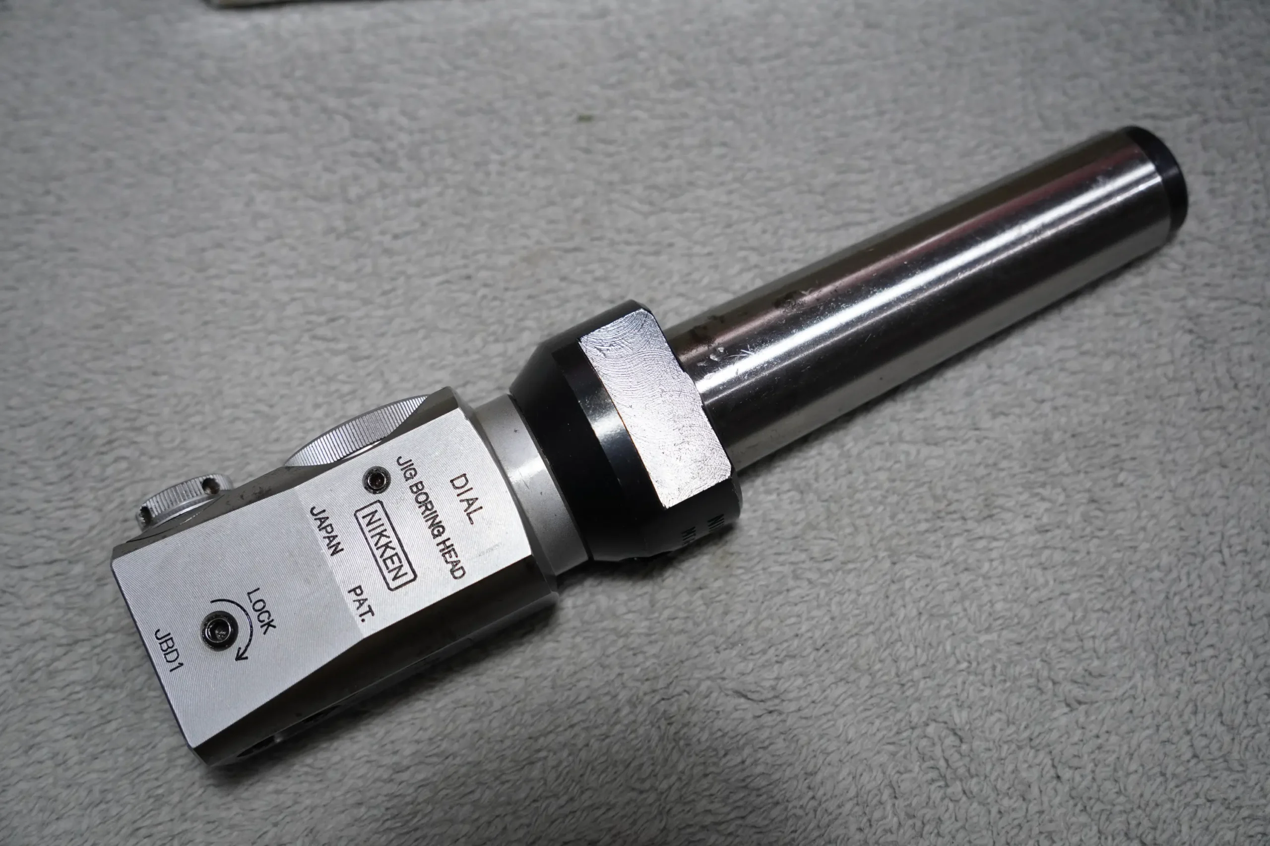 NIKKEN Dial Jog Boring Head MT4-JBD1 (Bore range 3-28mm, 0.02mm/1 div) - Image 3