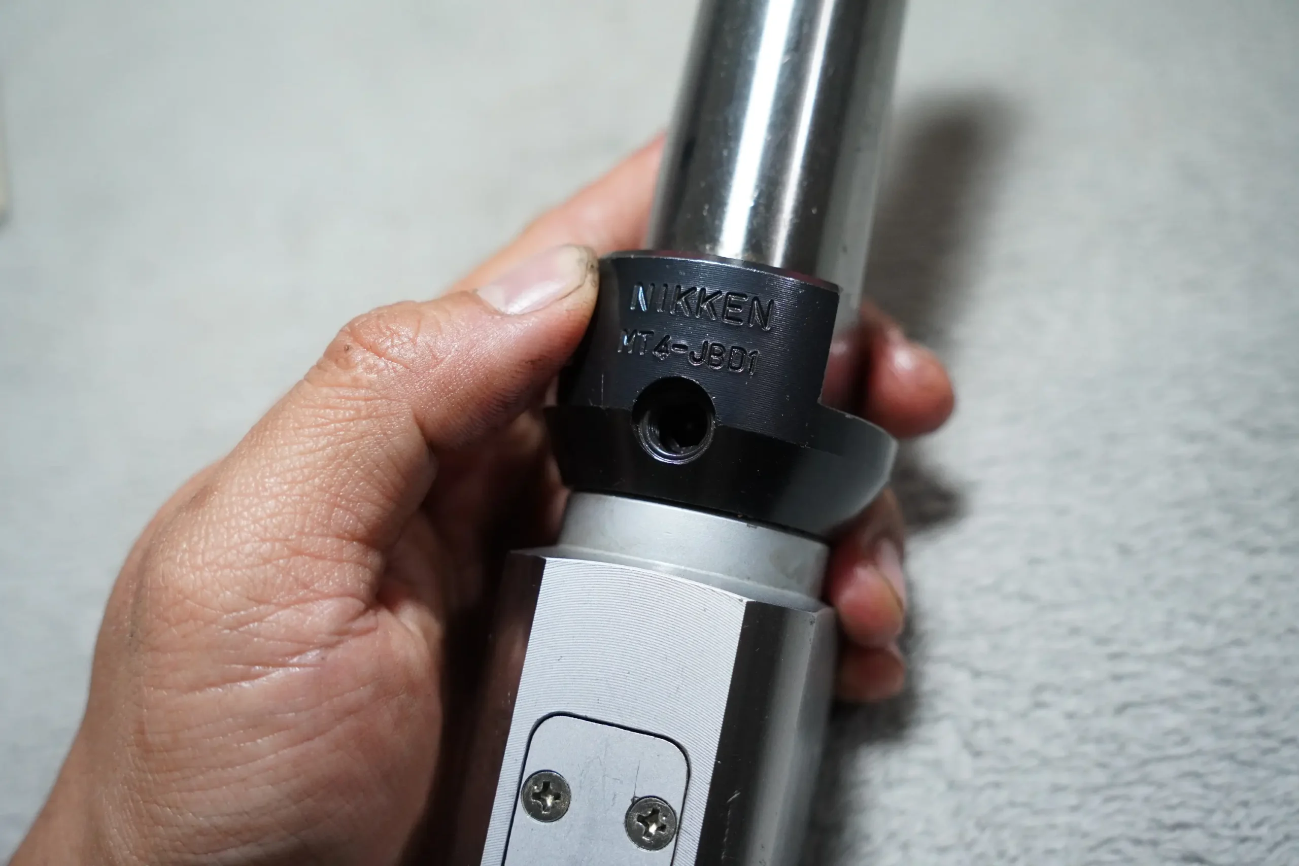 NIKKEN Dial Jog Boring Head MT4-JBD1 (Bore range 3-28mm, 0.02mm/1 div) - Image 4