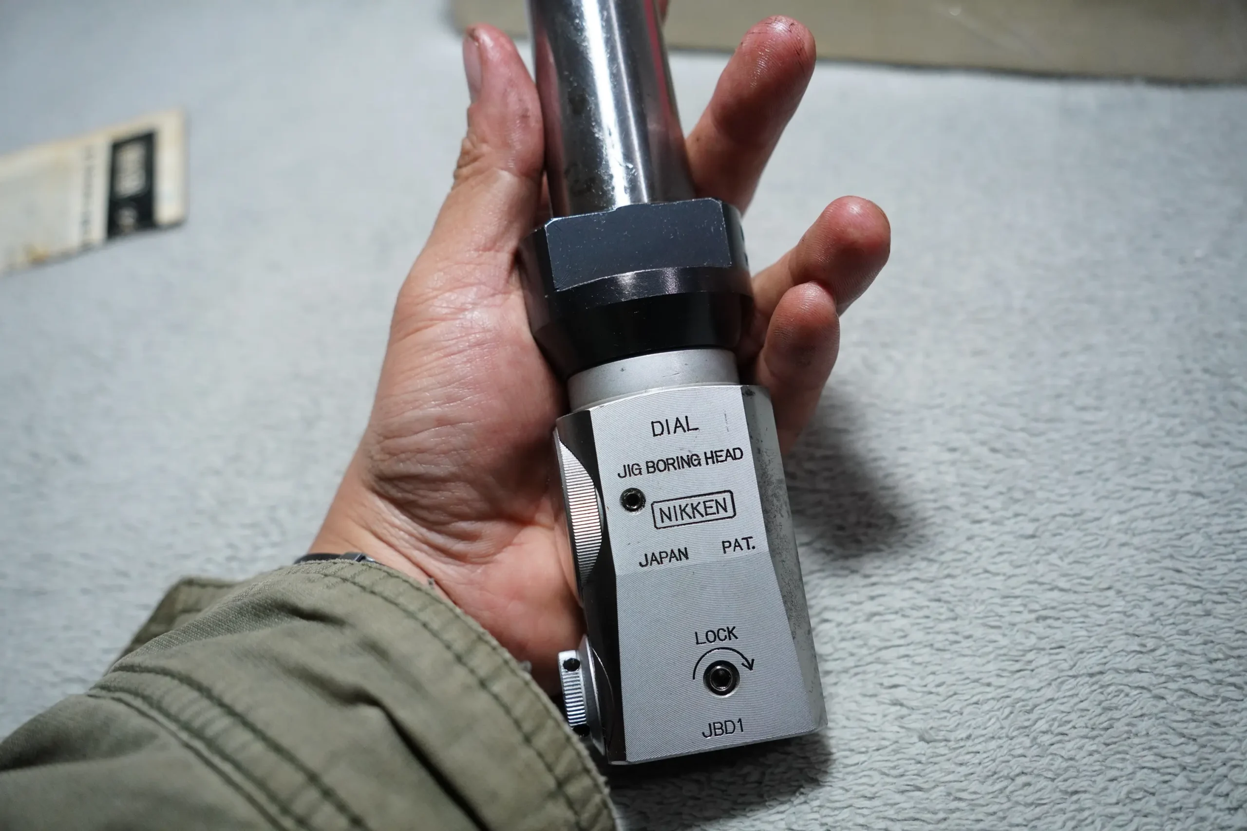 NIKKEN Dial Jog Boring Head MT4-JBD1 (Bore range 3-28mm, 0.02mm/1 div) - Image 6