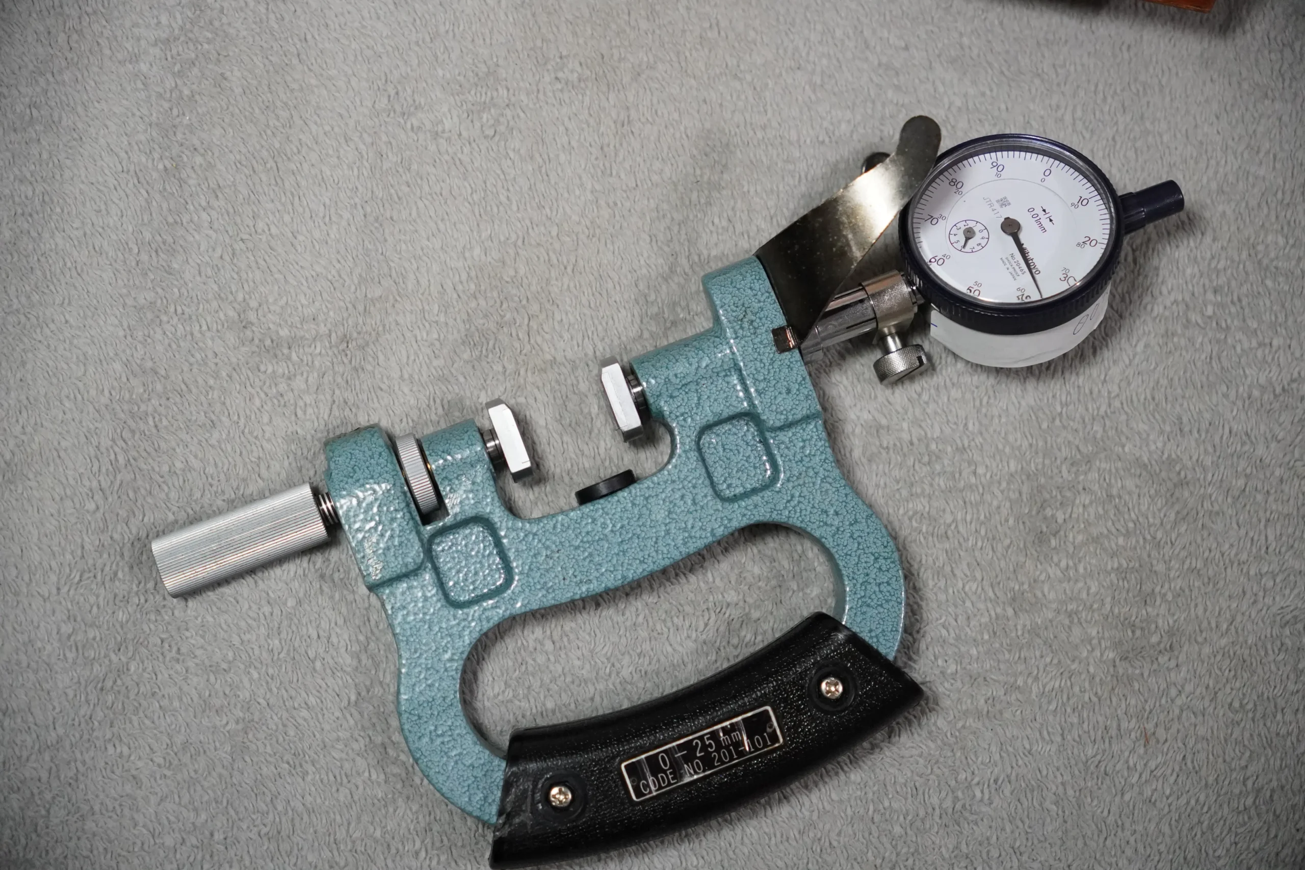 MITUTOYO Dial Snap Gage 0–25 mm Range – Series 201, Model 201‑101 - Image 8
