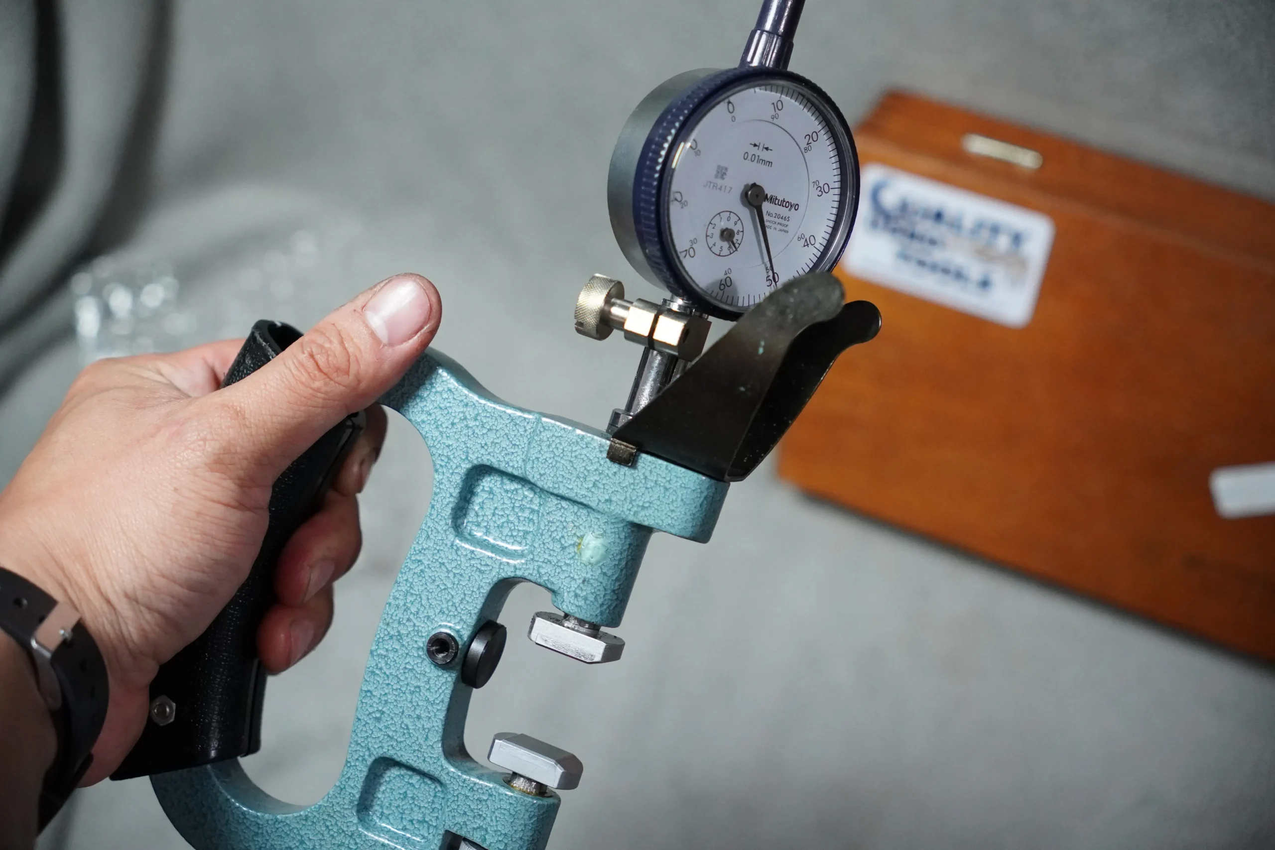 MITUTOYO Dial Snap Gage 0–25 mm Range – Series 201, Model 201‑101 - Image 7