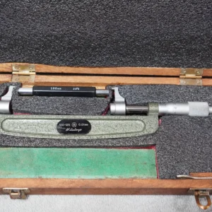 MITUTOYO Caliper‑Type Outside Micrometer 100–125 mm , 0.01 mm Resolution – Series 143