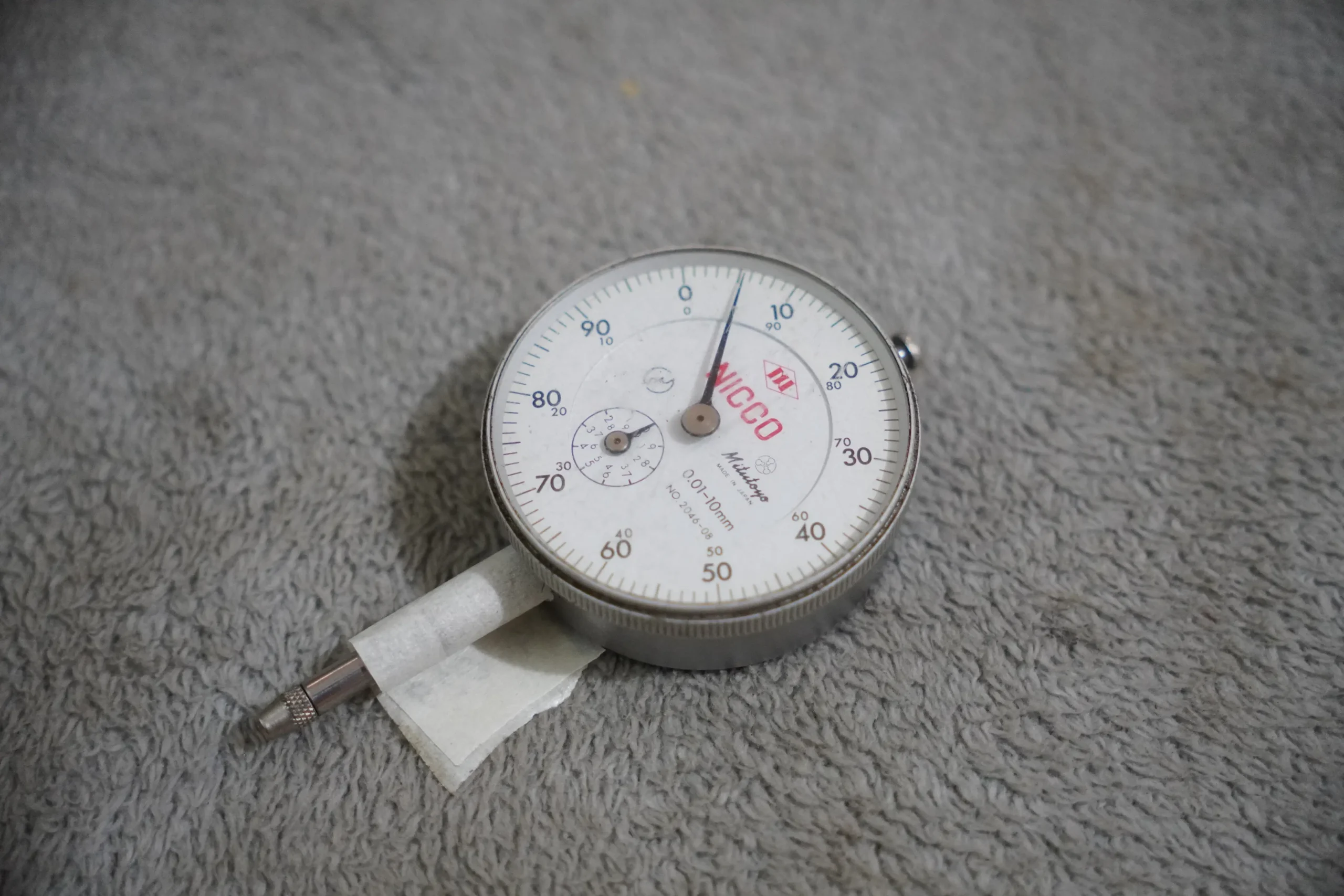 MITUTOYO‑NICCO Dial Indicator – 10mm Range, 0.01mm Resolution - Image 3