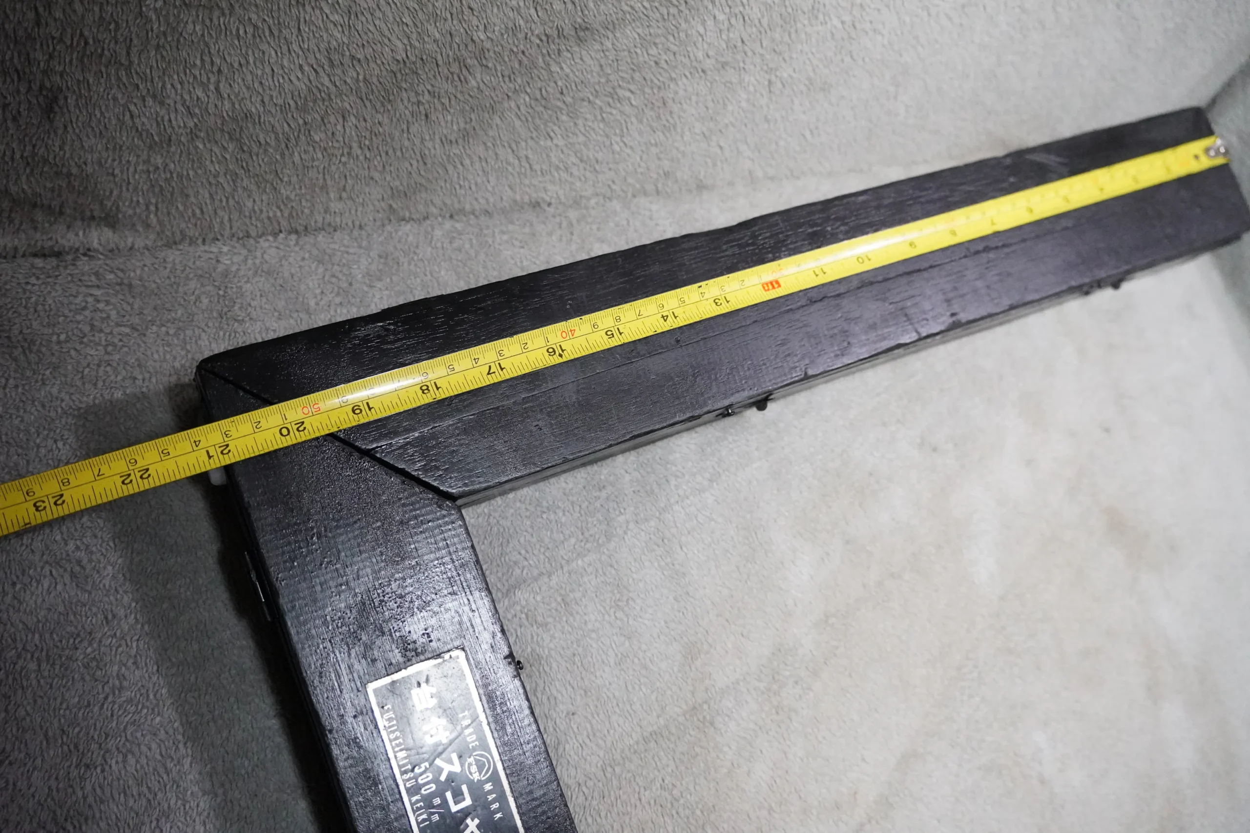 FUJISEIMITSU KEIKI Engineering Square – 500 × 300mm (c/w Wooden Case) - Image 14